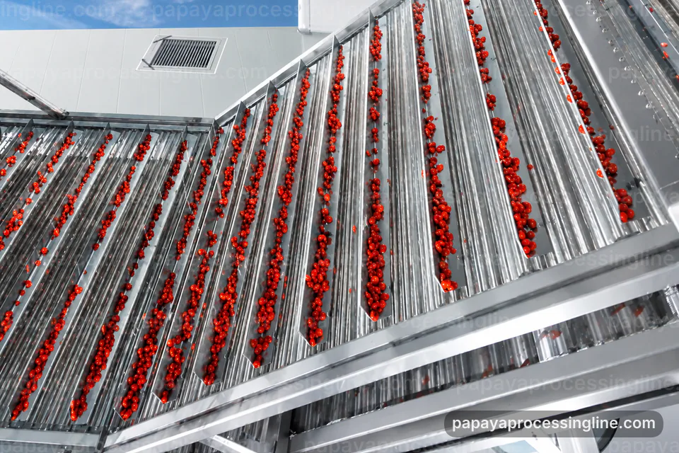 Industrial Papaya Puree Processing Line Raw Material Behavior Media Slot industrial papaya puree processing line raw material behavior technical reference image