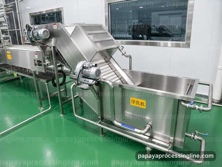 Industrial Papaya Puree Processing Line Complete Stage Sequence Media Slot industrial papaya puree processing line complete stage sequence technical reference image