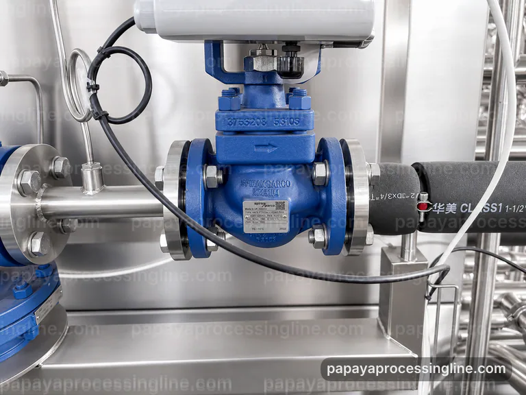 industrial papaya puree processing line product route options technical reference image