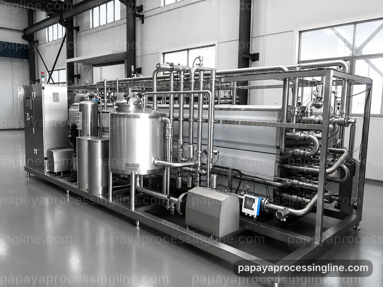 Industrial Papaya Puree Processing Line Transformation Logic Media Slot industrial papaya puree processing line transformation logic technical reference image